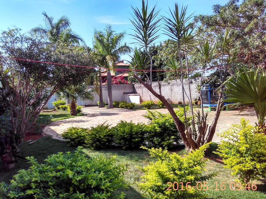 Jardim para fotos.