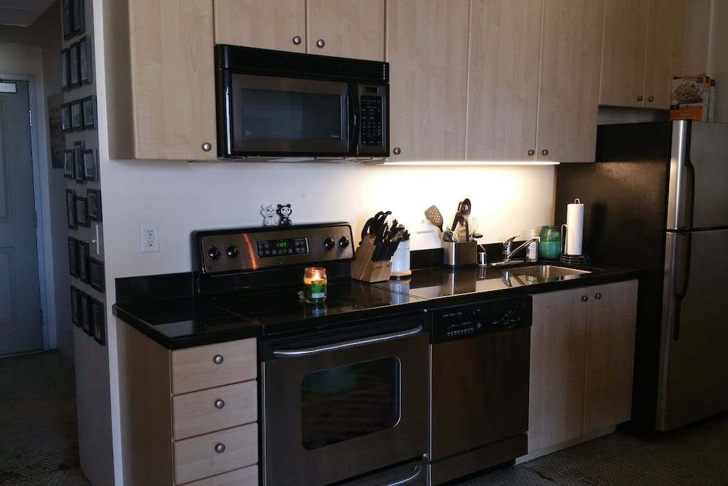 Fully Stocked Galley Kitchen