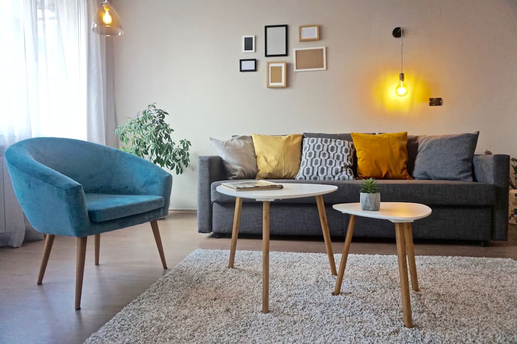 Feel like home in our cozy living room