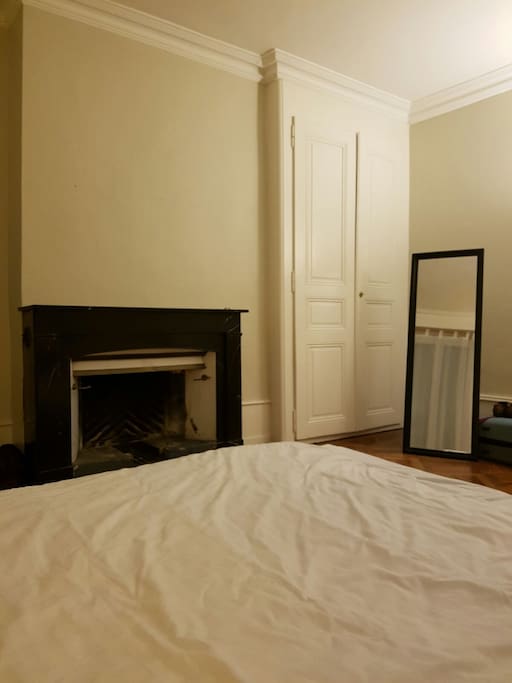 1rst Room, 1 bed 2 persons with fireplace
