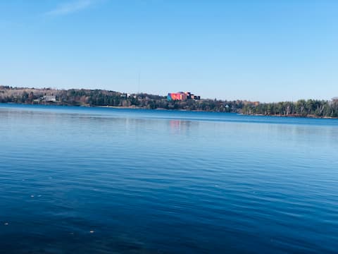 Two bedroom guest suite on the lake