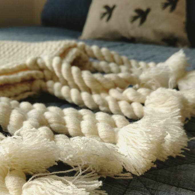Luxe details and high quality bedding will have you sleeping in style and waking up refreshed.