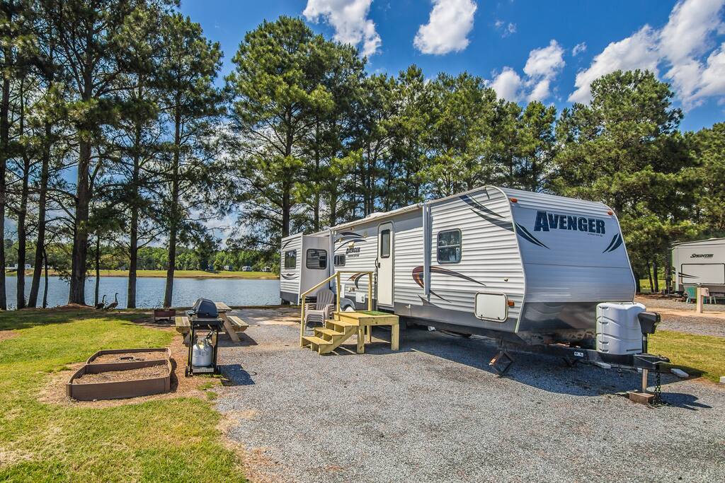 Exterior of camper.