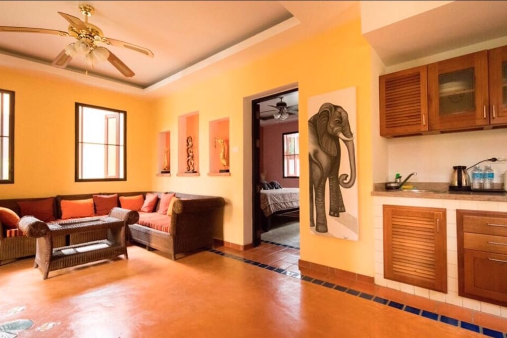 Wohnzimmer Bungalow 3