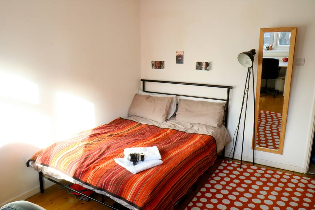 Comfortable bed for two