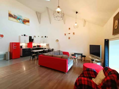 Stunning 92m2 loft-style apartment