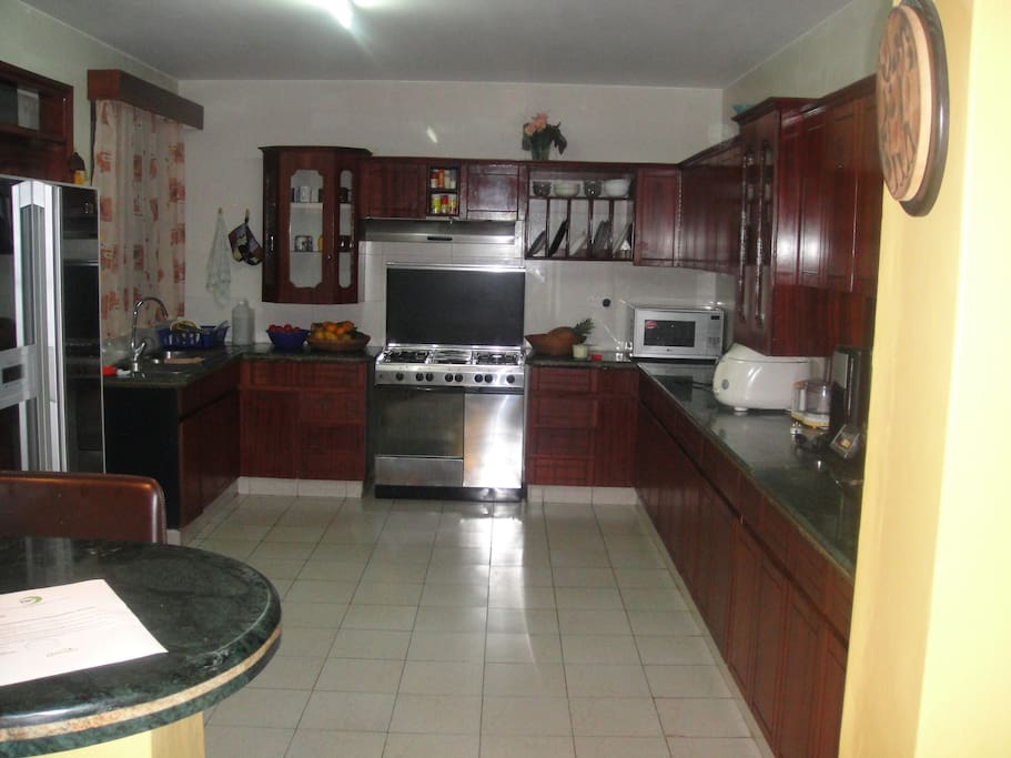 Very spacious kitchen with all facilities