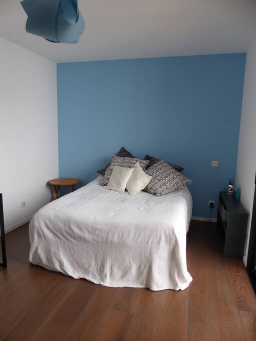 chambre 2 lit 140X190 donnant sur le patio