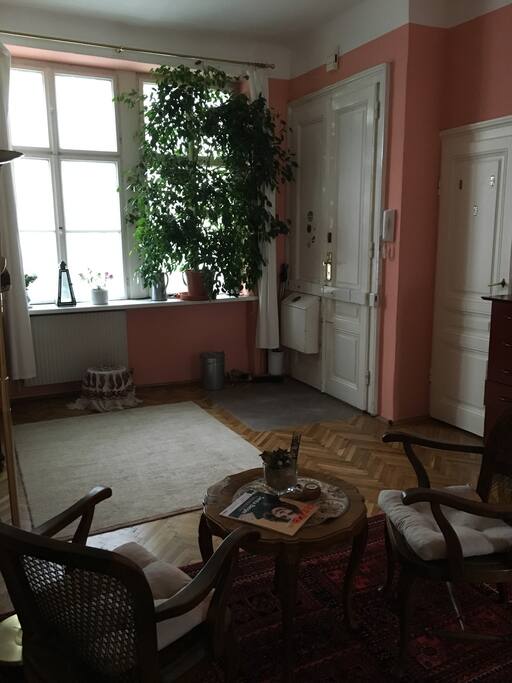 Die Räume der Jugendstilwohnung sind 3m hoch.