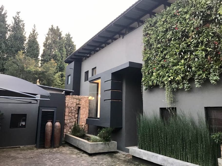Secure and private entrance to cottage.