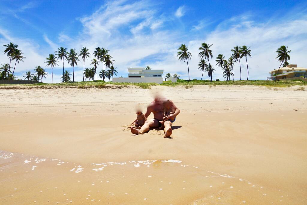 Direkt am Strand, ideal für Familien mit Kinder