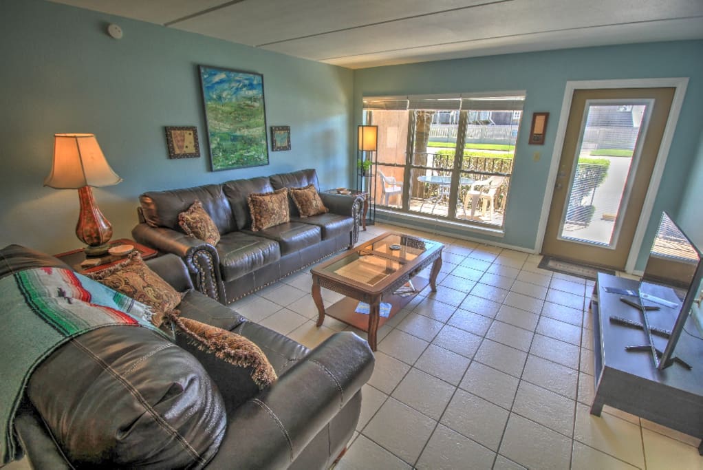 Large comfortable sofa & loveseat