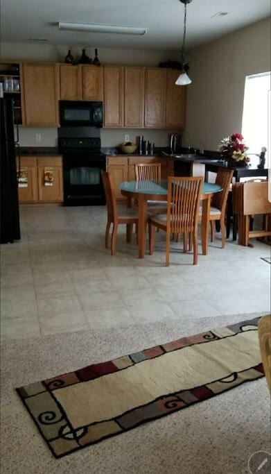 Kitchen that AirBNB guests are free to use.