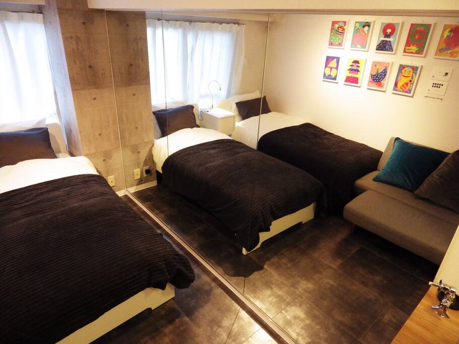 Modern designed bedroom