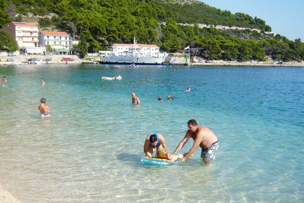 Public beach