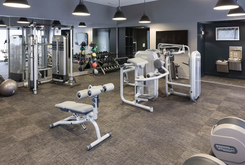 Alta offers a fully equipped gym to never miss a day at the gym.