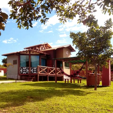 Popular Airbnb listing: Recanto Shangrilá - Bela Vista Cottage - Lapinha in Santana Do Riacho