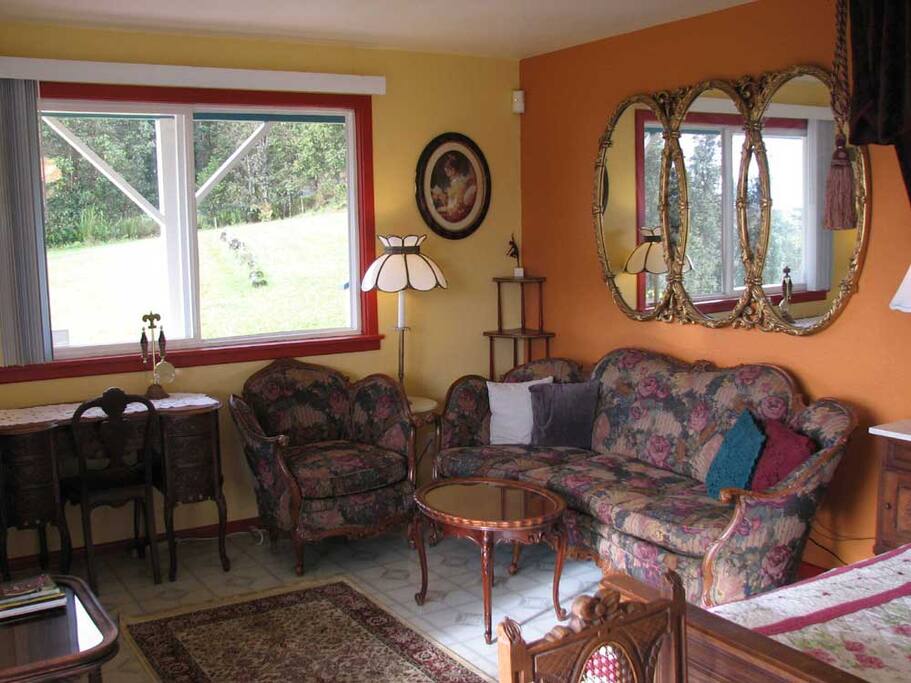 Comfortable sitting area in your suite.