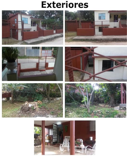 Exteriores de la casa