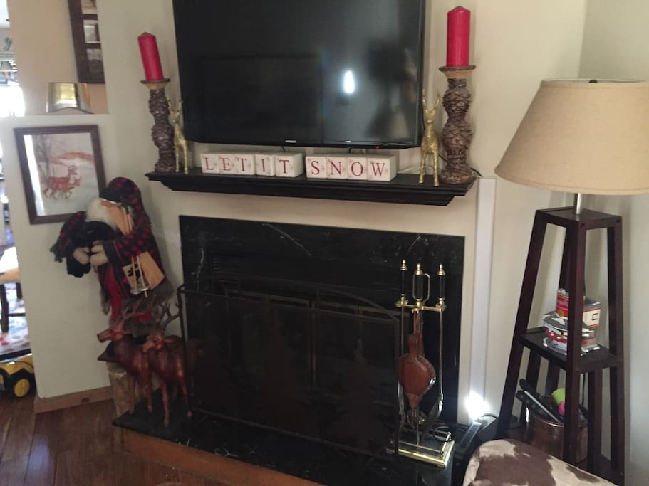 Family Room with 50 inch TV. Direct TV access and DVD.