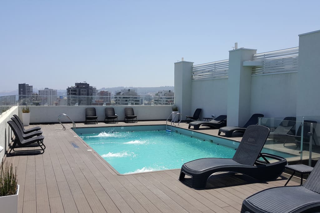 Piscina en azotea