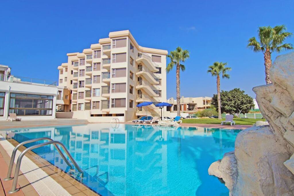This is Palinio Complex Building on Fig Tree Bay, Protaras
