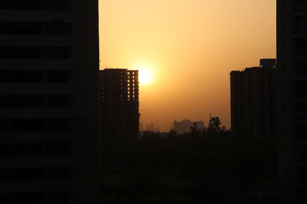 Evening Sunset view from Balcony