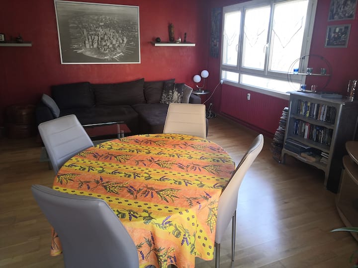 Quiet bright large apartment with parking Apartments for Rent in Lyon