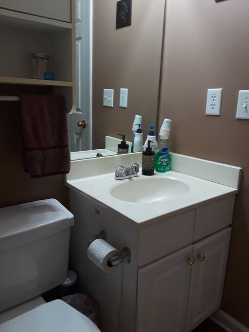 Complementary body lotion, mouthwash and and hand soap. Hair dryer available too.