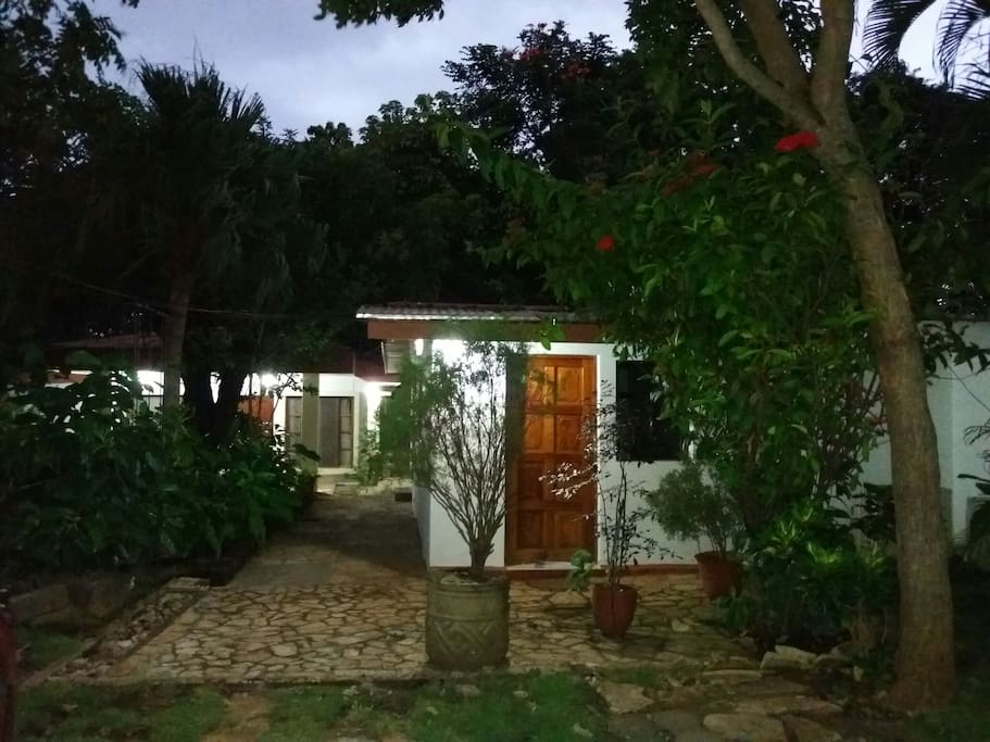 Vista de jardines