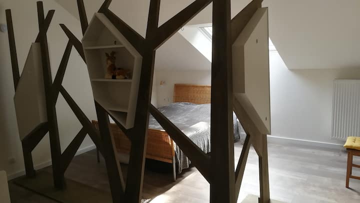 Dormitorio familiar con 2 camas