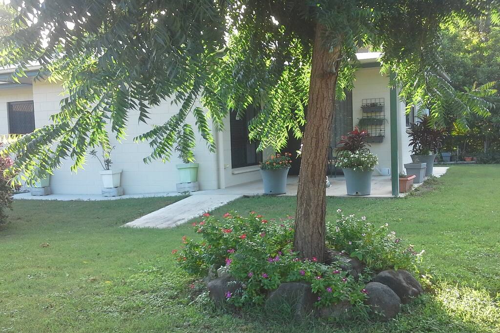 Outside