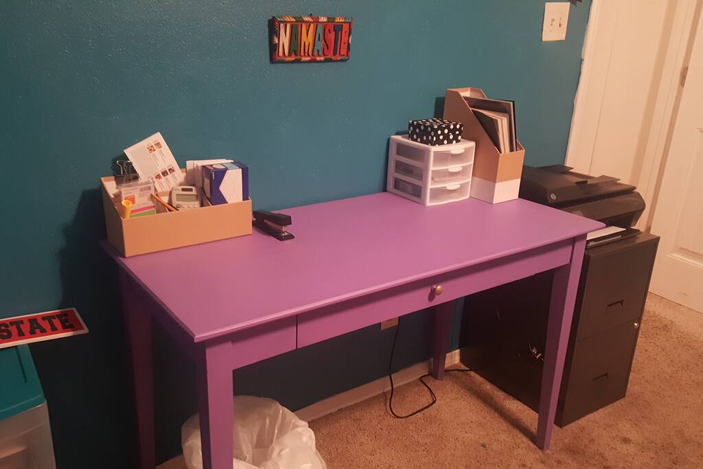Private work area.