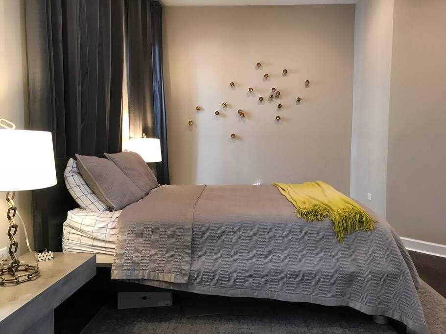 Master Bedroom with extremely comfortable queen bed