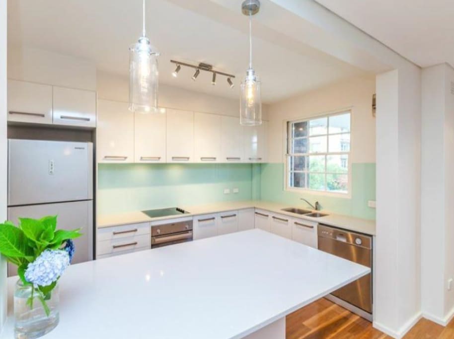 Our brand new kitchen.