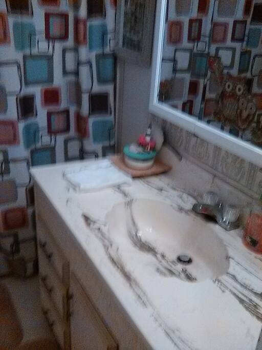 Shared bath vanity