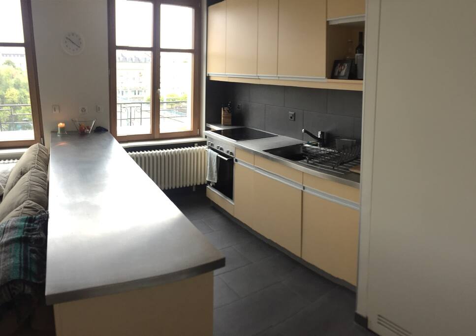 Kitchen. Modern appliances for cooking.