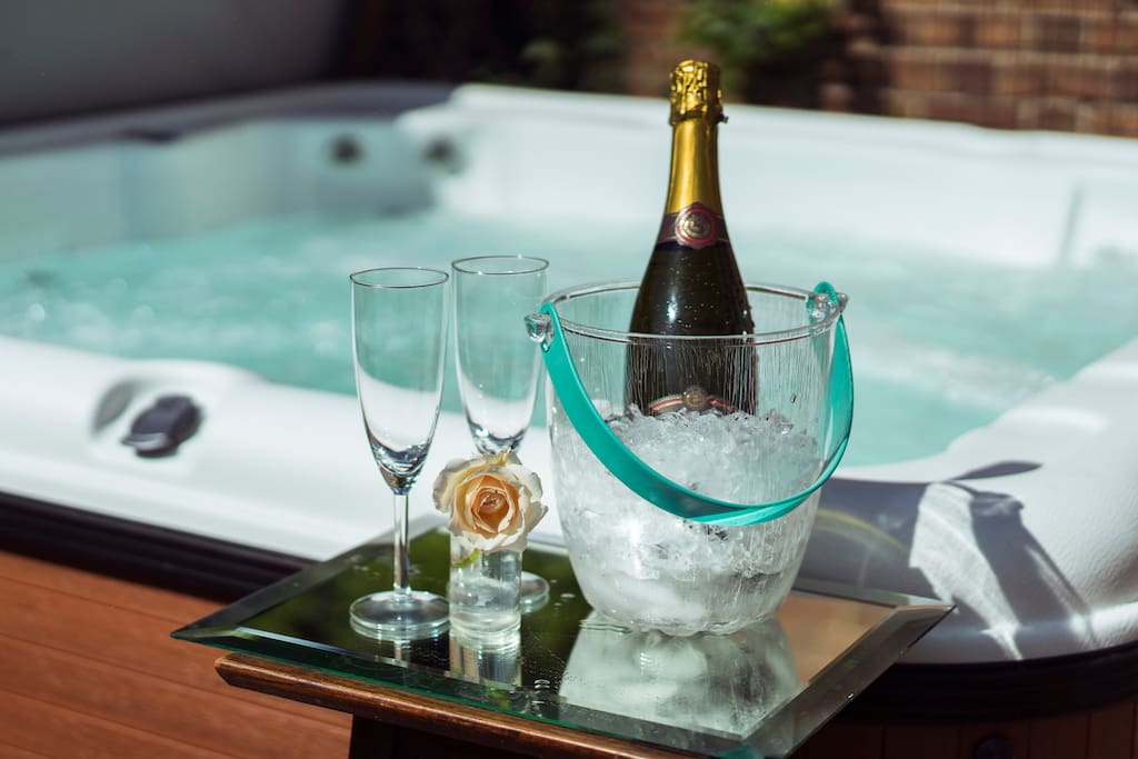 Summer afternoons or dark wintery nights, there's always a good time to relax in the hot tub