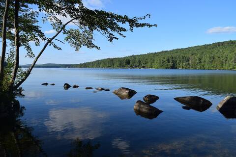 Moose Pond, Denmark ME-Lakefront Cottage -Yr-Round