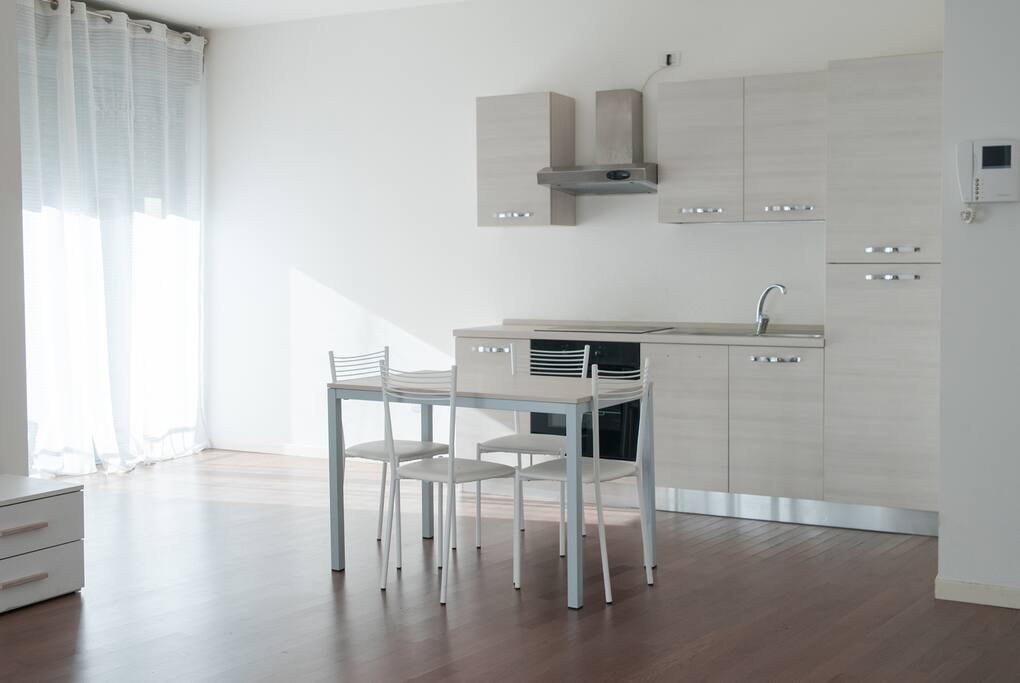 dining area and kitchen