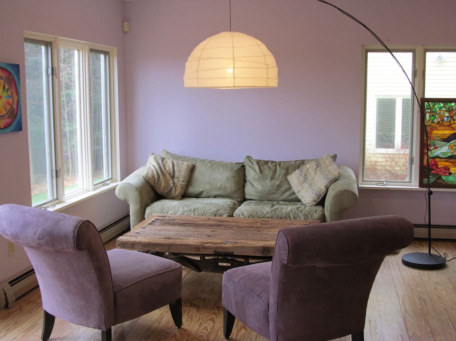The cozy living room