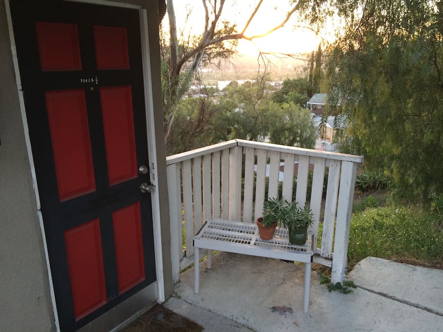 Entry way with views