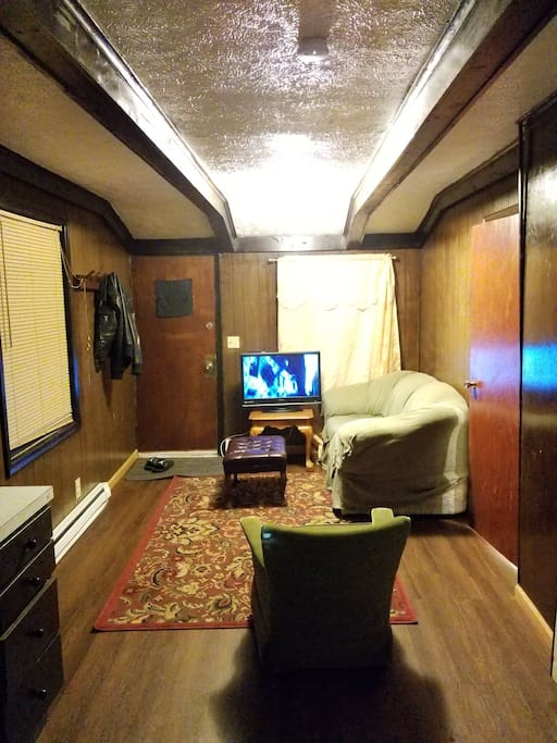 Comfortable private living room area