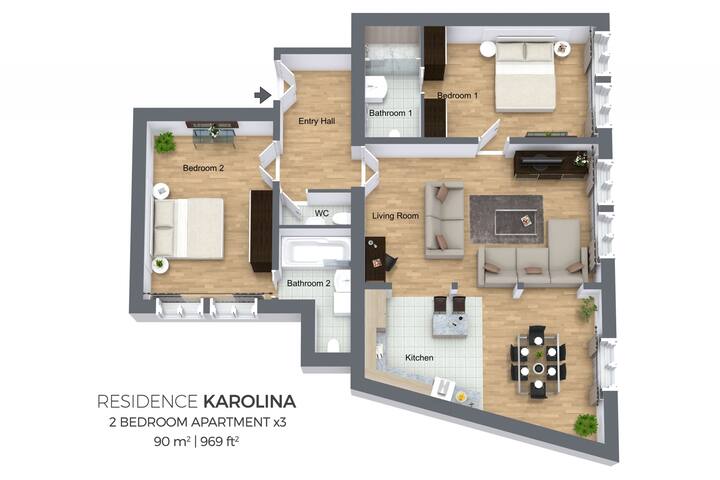 Prague City Apartments
 managed Airbnb listing 1