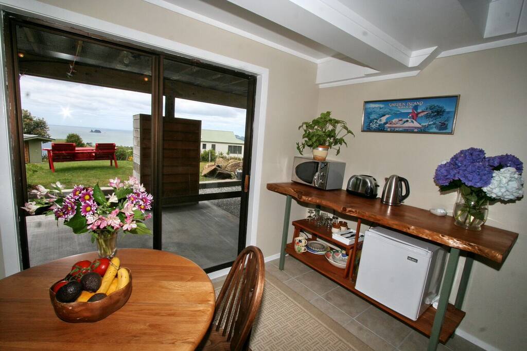 View from Kitchenette and lounge
