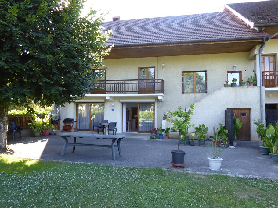 Façade sud est en été
