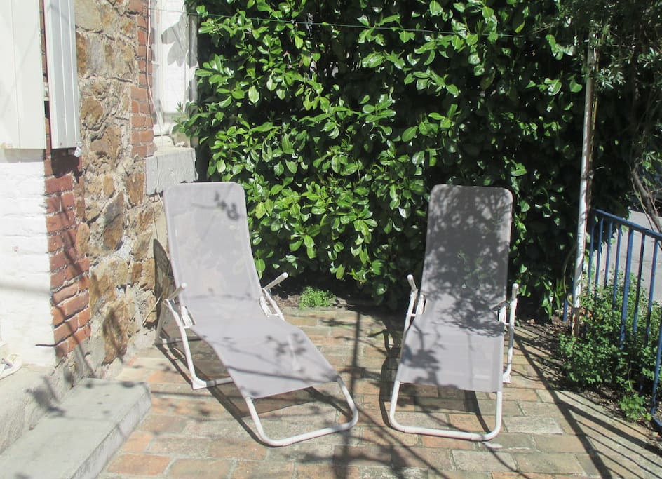2 Chaises "bain de soleil"