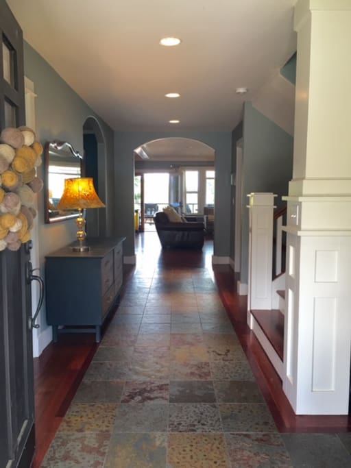 Welcome to our home! Enjoy the main floor millwork and slate/Brazilian hardwood floors!