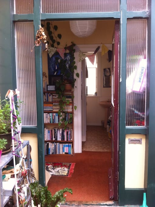 Entrance to this adorable little house