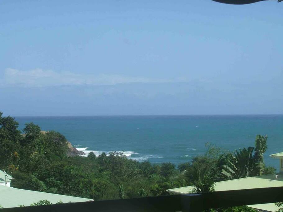 Pleine vue mer de la terrasse